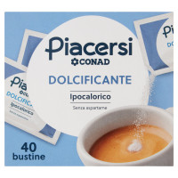 Piacersi Dolcificante 40 bustine 40 x 1 g Conad
