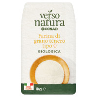 Farina di grano tenero tipo ''0'' Kg.  1 Verso Natura Bio Conad
