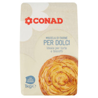 Miscela di Farine per Dolci 1 kg Conad