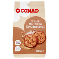 Frollini con Farina 100% Integrale 400 g Conad