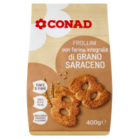 Frollini con farina integrale di Grano Saraceno 400 g Conad