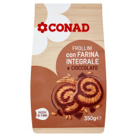 Frollini con Farina Integrale e Cioccolato 350 g Conad