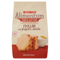Alimentum Senza Glutine Frollini con yogurt e miele 400 g Conad