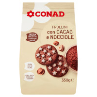 Frollini con Cacao e Nocciole 350 g Conad