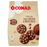 Frollini con Cacao e Nocciole 700 g Conad