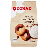 Frollini con Cacao e Panna 350 g Conad