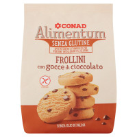 Frollini con Gocce di Cioccolato 400 g Alimentum Senza Glutine Conad