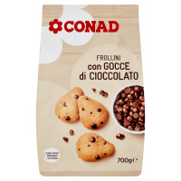 Frollini con Gocce di Cioccolato 700 g Conad