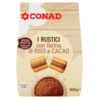I Rustici con farina di Riso e Cacao 500 g Conad