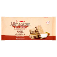 Wafer alla nocciola 4 x 50 g Alimentum Senza Glutine Conad