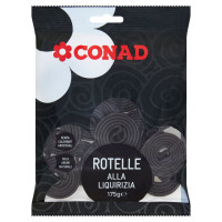 CONAD Rotelle alla Liquirizia 175 g