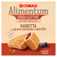 Alimentum Senza Glutine Barretta con grano saraceno al mirtillo 6 x 33,3 g Conad
