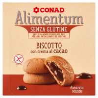 Alimentum Senza Glutine Biscotto con crema al cacao 6 x 33,3 g Conad
