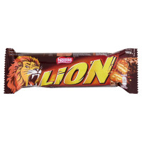 LION Wafer con Caramello e Cereali ricoperto di Cioccolato al Latte Snack 42g