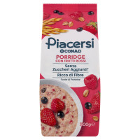 PIACERSI CONAD Porridge con Frutti Rossi 300 g