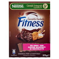 Fitness Cioccolato Fondente Cereali con frumento e avena integrali e fiocchi al Cioccolato 375g