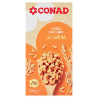 Müesli Croccante all'Avena 375 g Conad