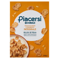 Fiocchi di riso e frumento integrale 375 g Conad