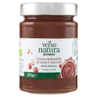 Crema spalmabile biologica al cacao e nocciola g 270 Verso Natura Bio Conad