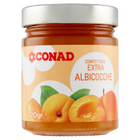 Confettura Extra Albicocche 320 g Conad