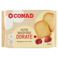 Fette Biscottate Dorate 324g Conad