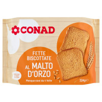 CONAD Fette Biscottate al Malto d'Orzo 324 g