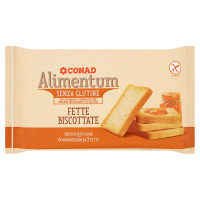 Fette Biscottate 6 monoporzioni 225 g Alimentum Senza Glutine Conad