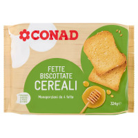 Fette Biscottate ai cereali 324g Conad