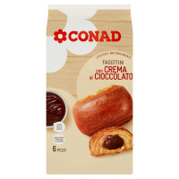 Fagottini con Crema al Cioccolato 6 Pezzi 300 g Conad