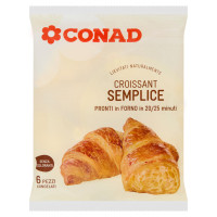 Croissant Senza Farcitura congelati 6 pezzi 360 g Conad
