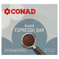 Qualità Espresso Bar 2 x 250 g Conad