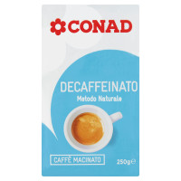Decaffeinato Metodo Naturale g 250 Conad