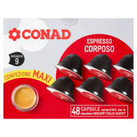 CONAD Espresso Corposo 48 Capsule compatibili con le macchine Nescafé Dolce Gusto* 350 g