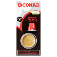 Espresso Corposo 10 Capsule compatibili con le macchine Nespresso 50 g Conad
