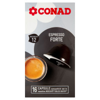 Espresso Forte 16 Capsule compatibili con le macchine Nescafé Dolce Gusto 117 g Conad