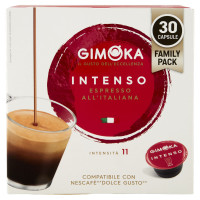 Capsula di caffe' compatibile Dolce Gust Gimoka Intenso 30 pezzi