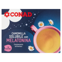 Camomilla Solubile con Melatonina 16 Bustine da 4 g Conad