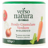 Brodo Granulare Vegetale Biologico 120 g Verso Natura Bio Conad