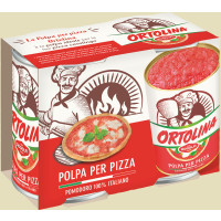 Polpa per pizza Ortolina cluster 2x400g