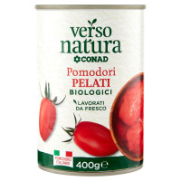 Pomodori pelati Biologici g 400 Verso Natura Bio Conad