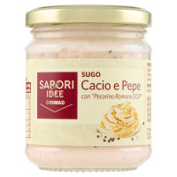 SAPORI & IDEE CONAD Sugo Cacio e Pepe con "Pecorino Romano DOP" 180 g