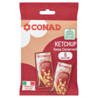 Ketchup 6 bustine 72 g Conad