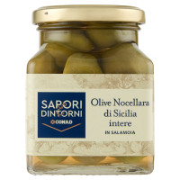 Olive Nocellara di Sicilia intere in Salamoia 290 g Sapori & Dintorni Conad