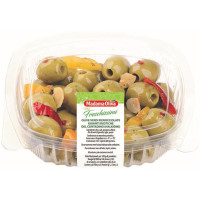 Olive verdi denocciolate giganti rustiche del contadino 200 gr