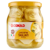 Carciofini Tagliati Sottolio 540 g Conad