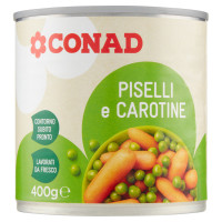 Piselli e Carotine g 400 Conad