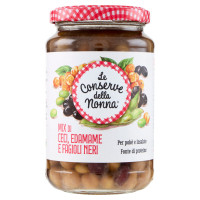 Le Conserve della Nonna Mix di Ceci, Edamame e Fagioli Neri 360 g