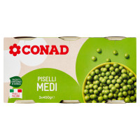 Piselli Medi 3 x 400 g Conad