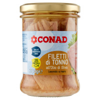Filetti di Tonno all'Olio di Oliva 300 g Conad