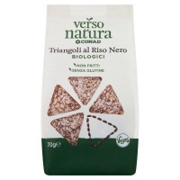 Triangoli al riso nero 70g Verso Natura Bio Conad